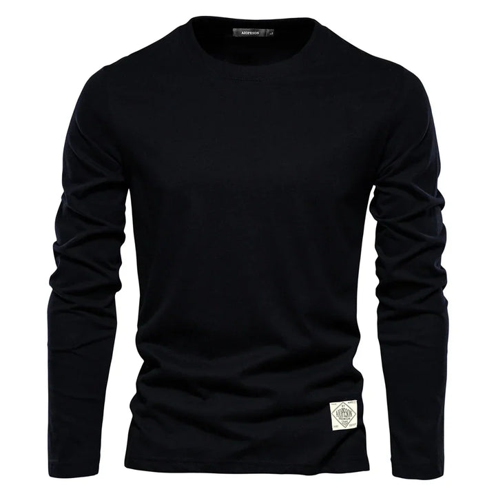 Hetty London Elegant Long Sleeve T-Shirt for Men