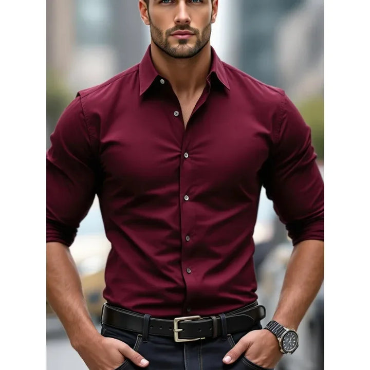 Hetty London Business Long Sleeve Shirt for Men