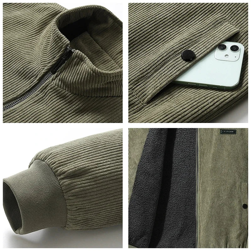 Colin - Sherpa-Lined Corduroy Jacket