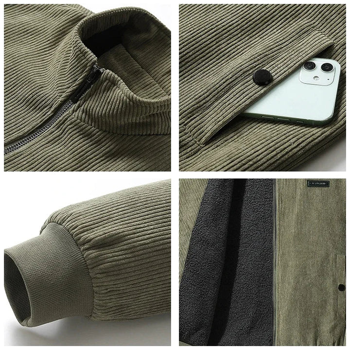 Colin - Sherpa-Lined Corduroy Jacket
