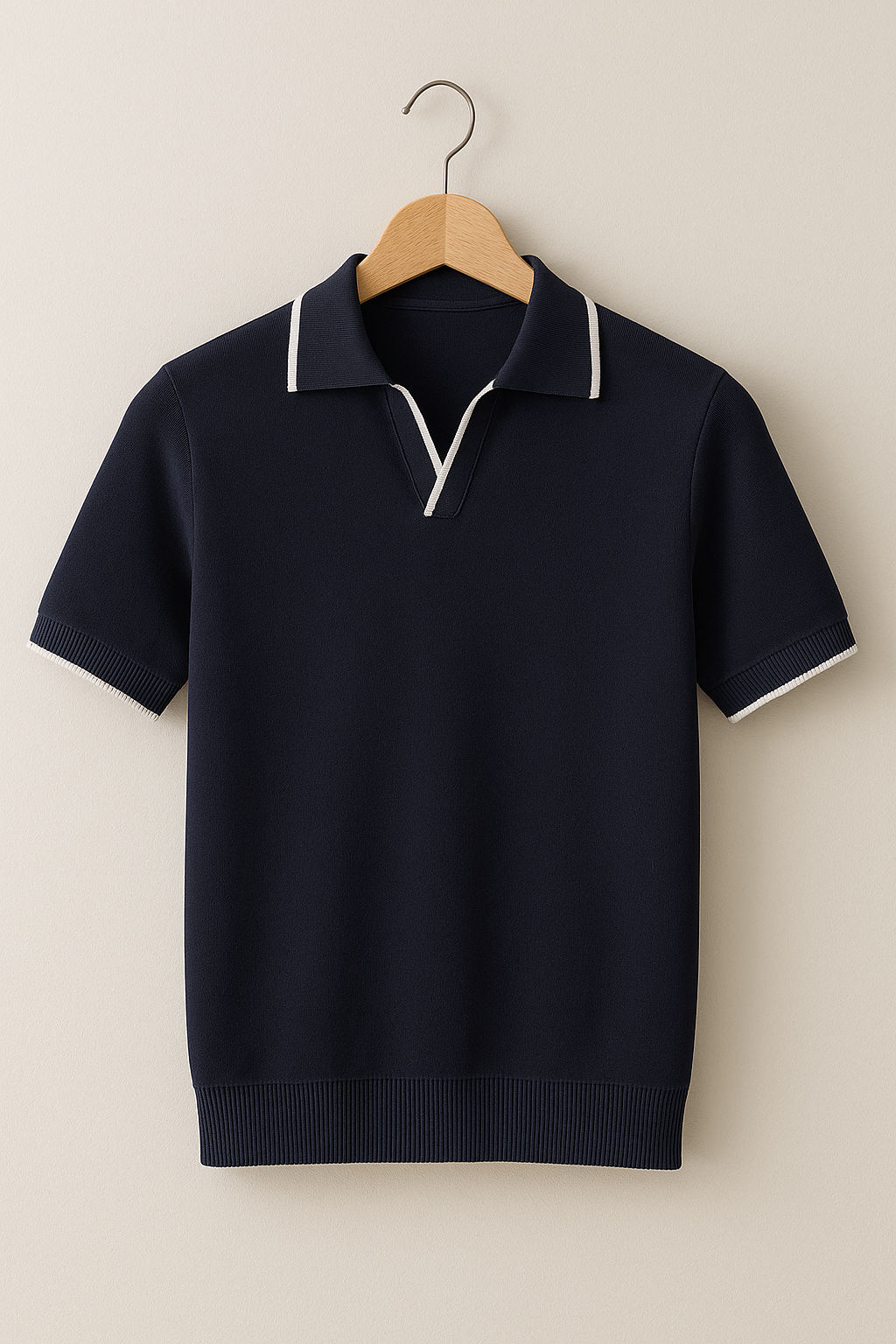 Hetty London Knit Polo Shirt for Men
