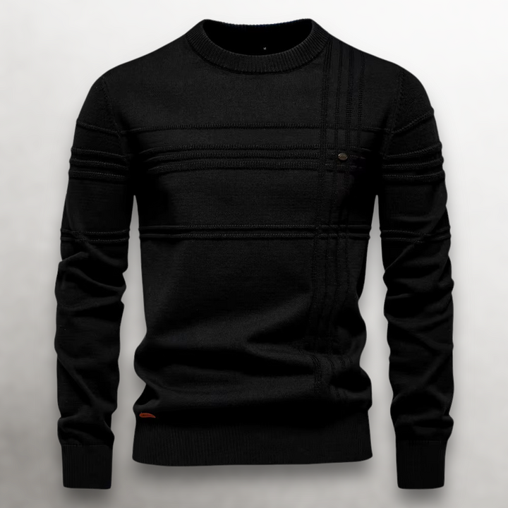 Gilbert - Tonal Stripe Crew Neck Jumper