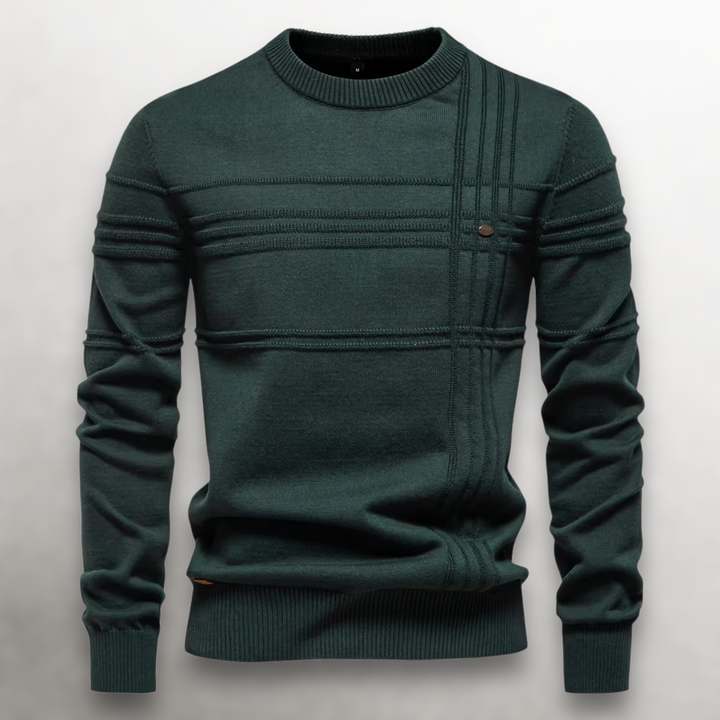 Gilbert - Tonal Stripe Crew Neck Jumper
