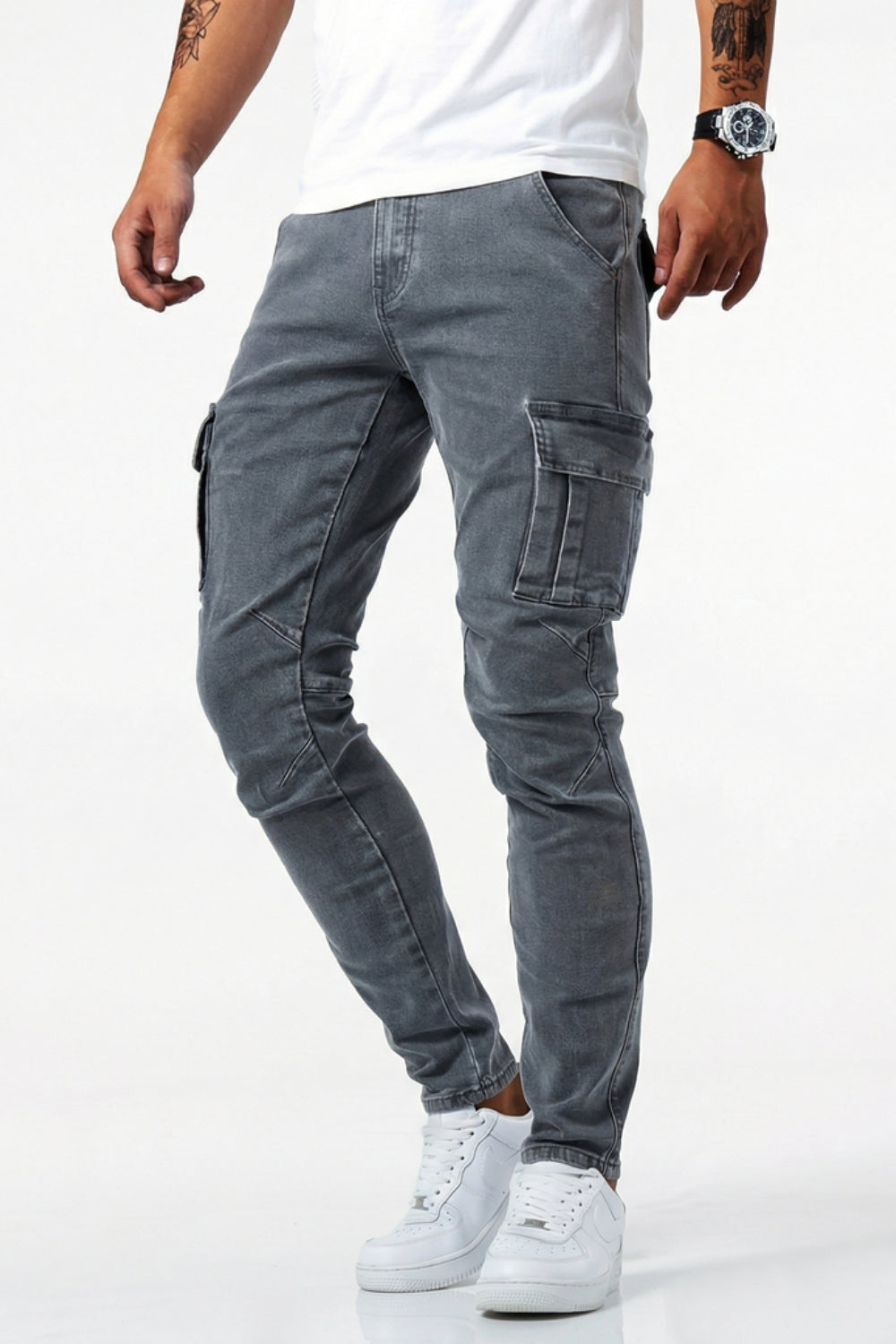 Hetty London Stretch Cargo Jeans