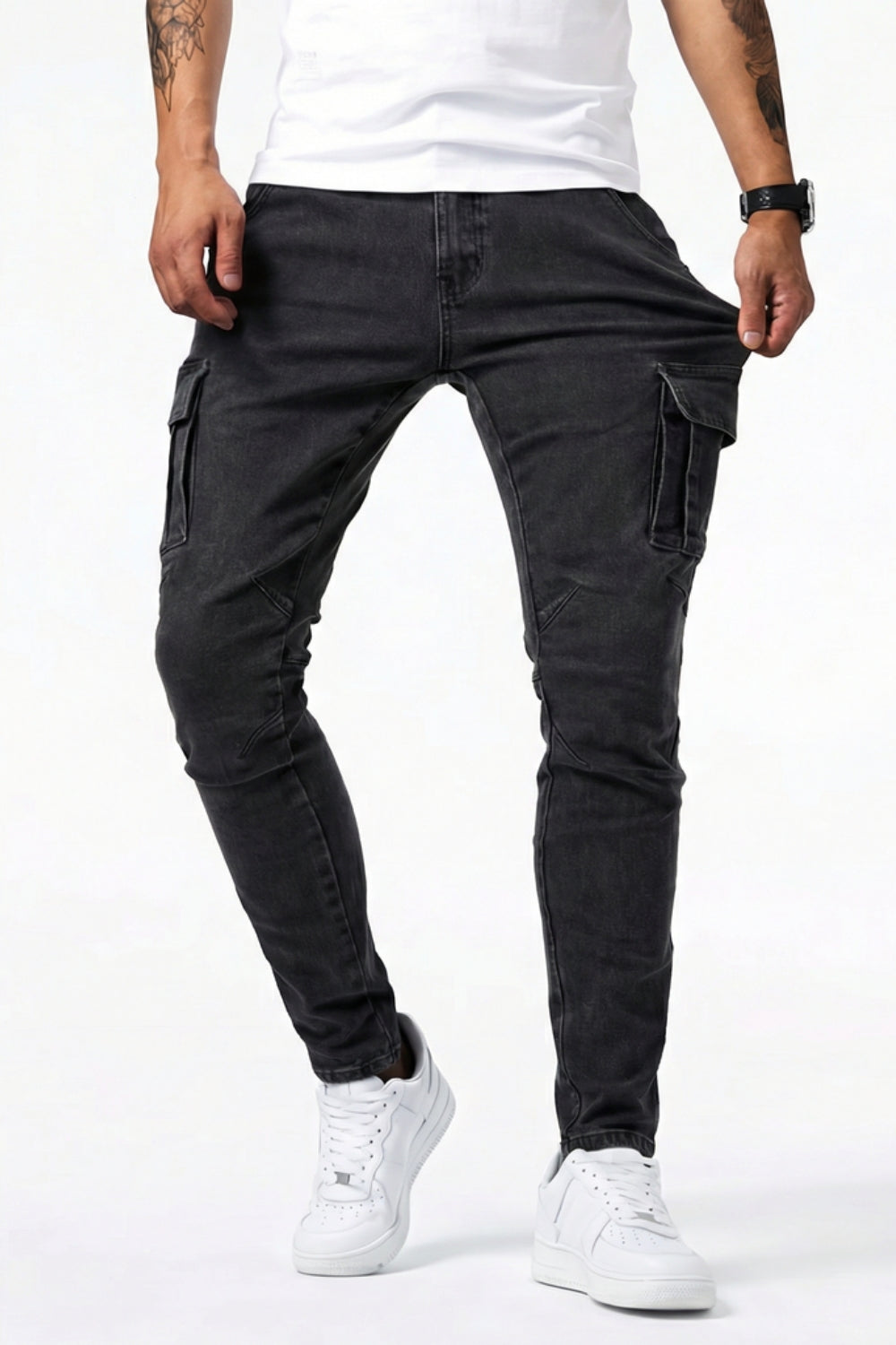 Hetty London Stretch Cargo Jeans