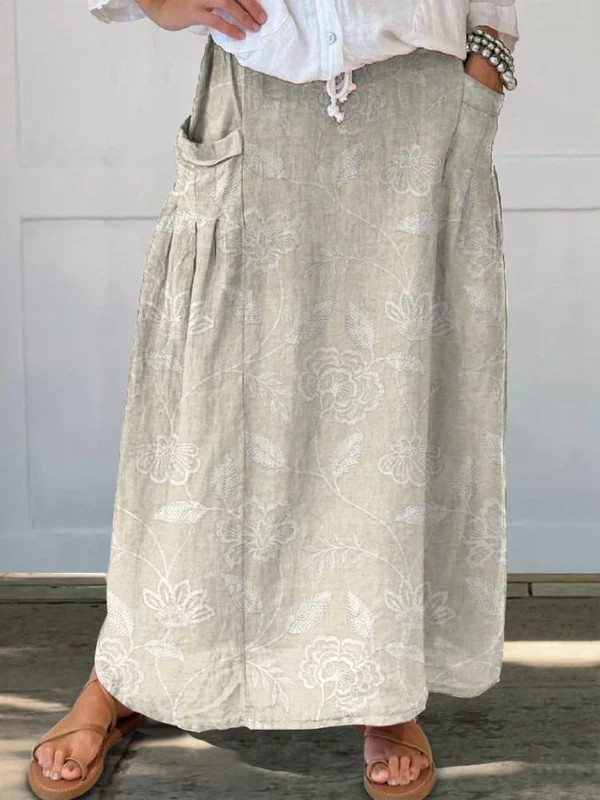 Paula | Lightweight Printed Skirt