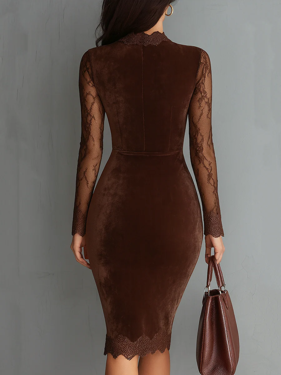 Rosamund | Elegant Velvet Dress