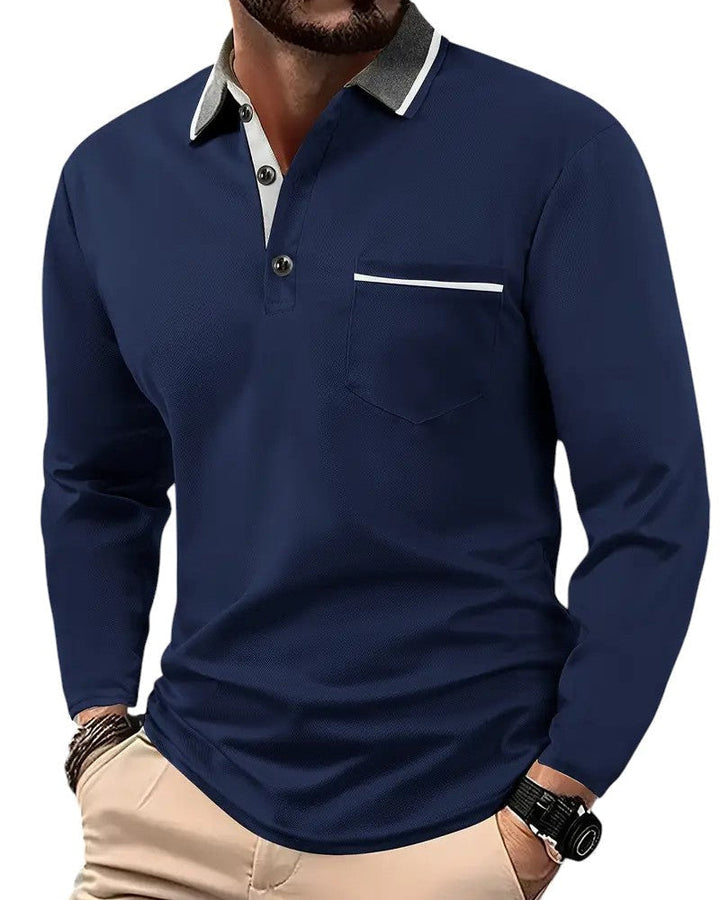 Hetty London Classic Long Sleeve Polo Shirt