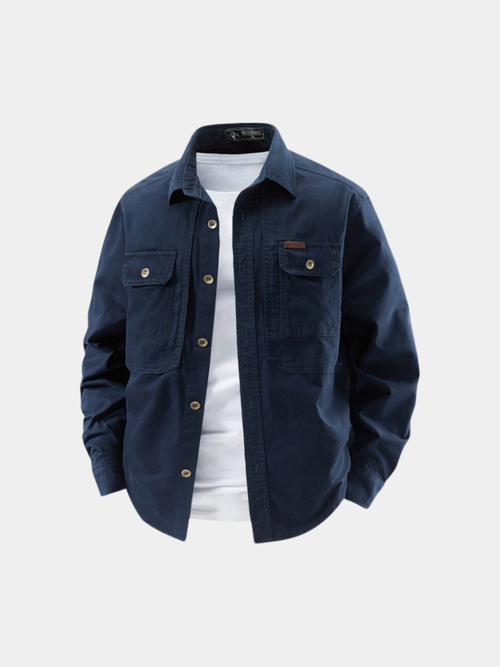 Hetty London Long Sleeve Utility Shirt for Men