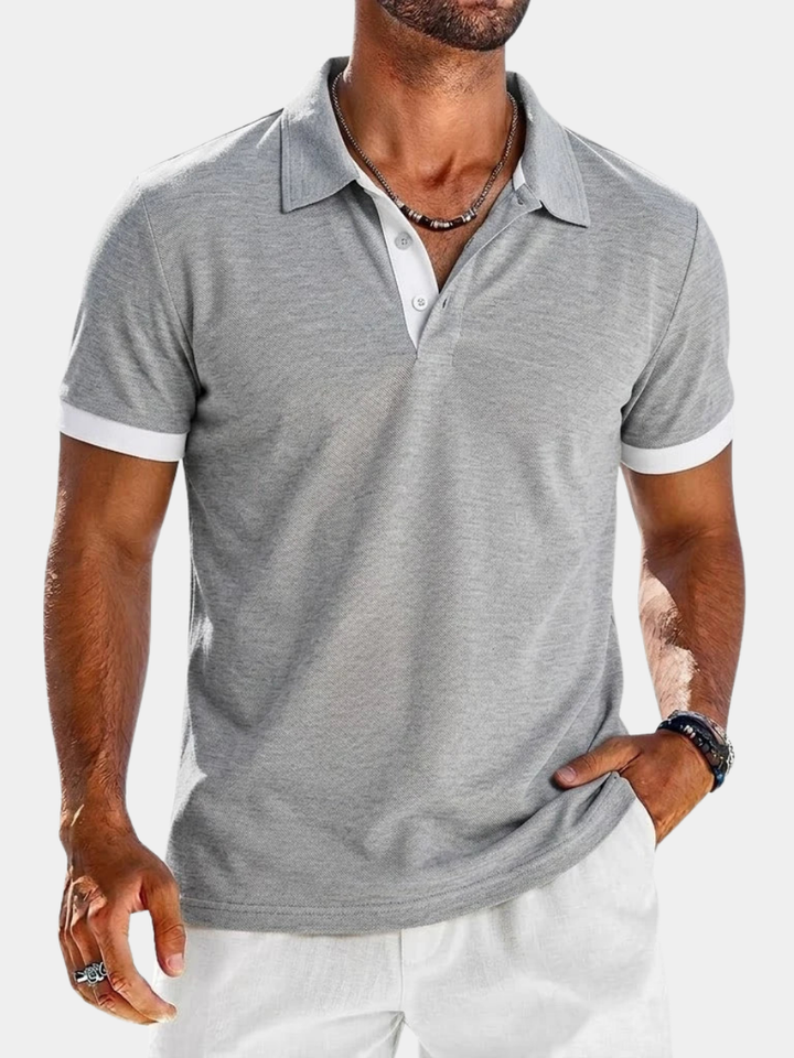Hetty London Contrast Polo Shirt for Men
