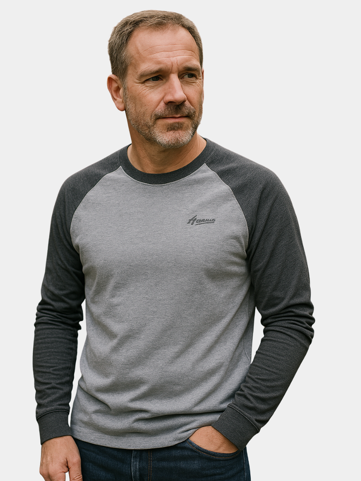 Hetty London Long Sleeve Longline T-Shirt for Men