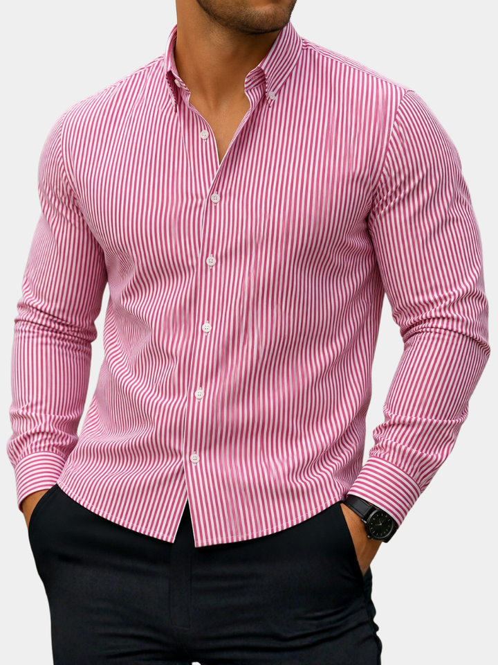 Hetty London Elegant Striped Shirt for Men