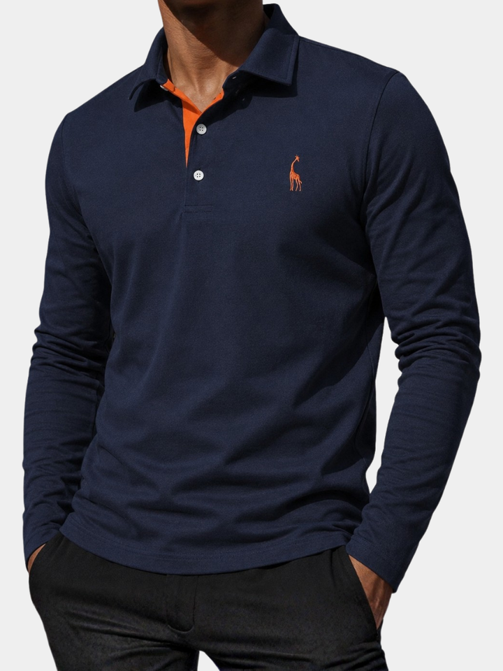 Hetty London Embroidered Polo Shirt for Men