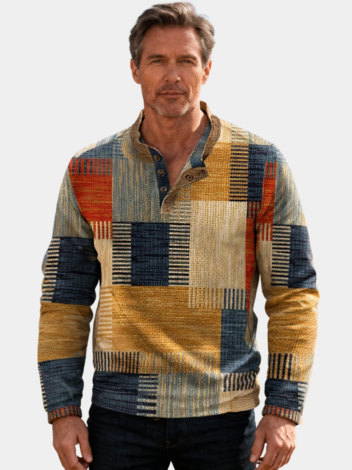 Hetty London Patchwork Shirt for Men