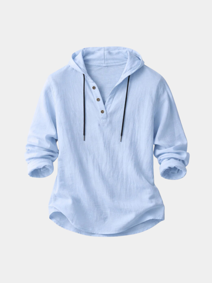 Hetty London Elegant Hooded Shirt for Men