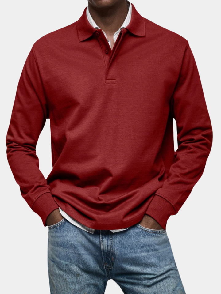 Hetty London Knit Polo Shirt for Men