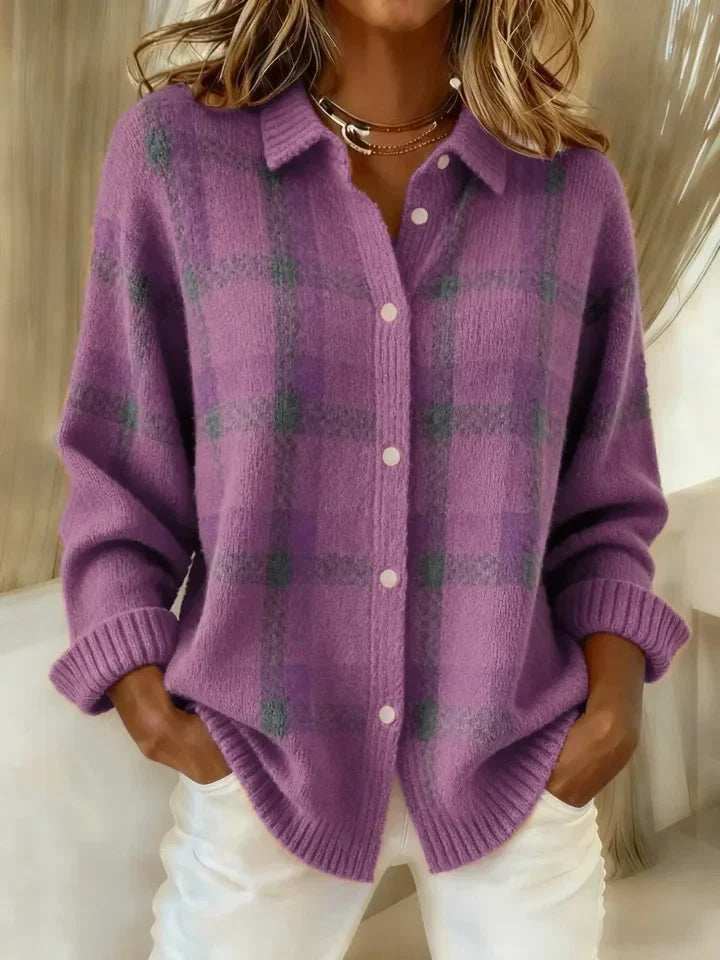 Francesca™ | Retro Check Jumper