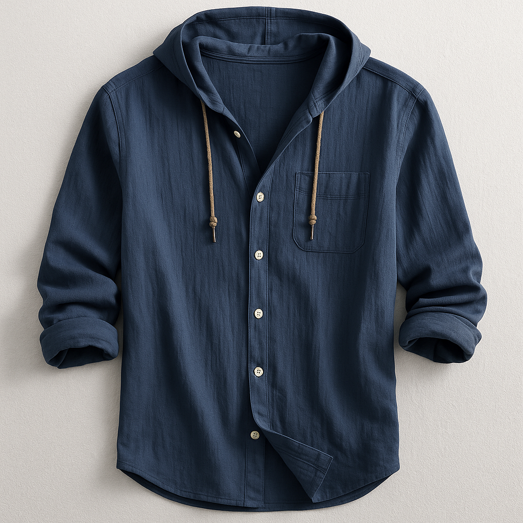 Hetty London Luxury Hooded Shirt