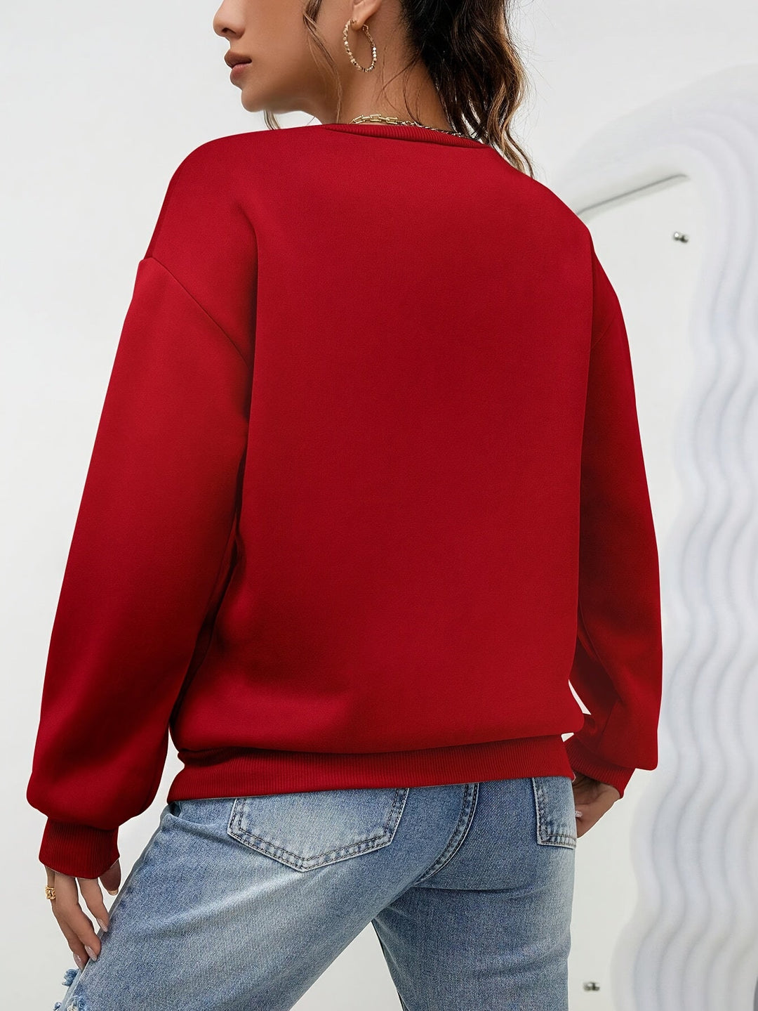 Tess |  Heart Detail Jumper - Comfort, Style and Softness