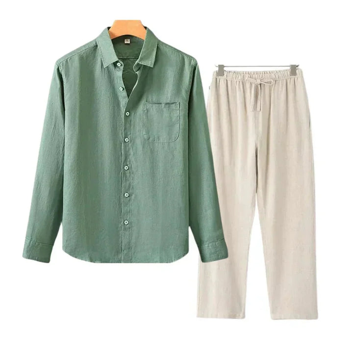 Navora Linen Long Sleeve Set