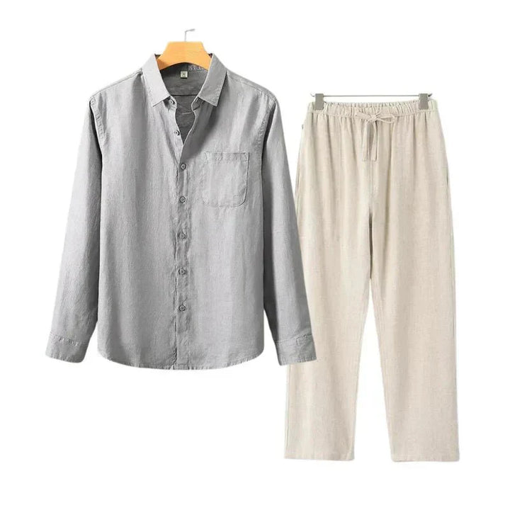 Navora Linen Long Sleeve Set
