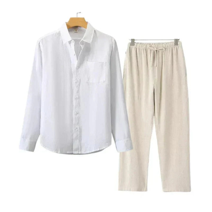 Navora Linen Long Sleeve Set