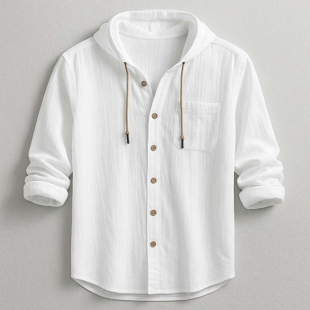 Hetty London Luxury Hooded Shirt