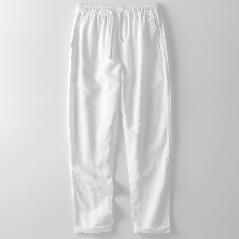 Simon - Cotton Drawstring Trousers