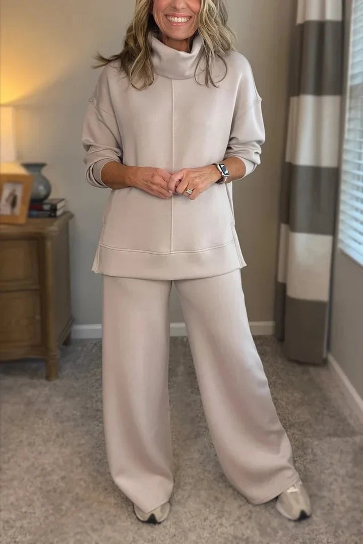 Colleen™ | Casual Roll-Neck 2 Piece