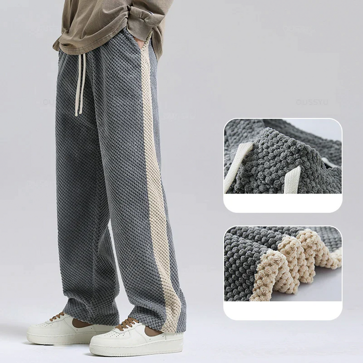 Charlie - Side Stripe Corduroy Joggers