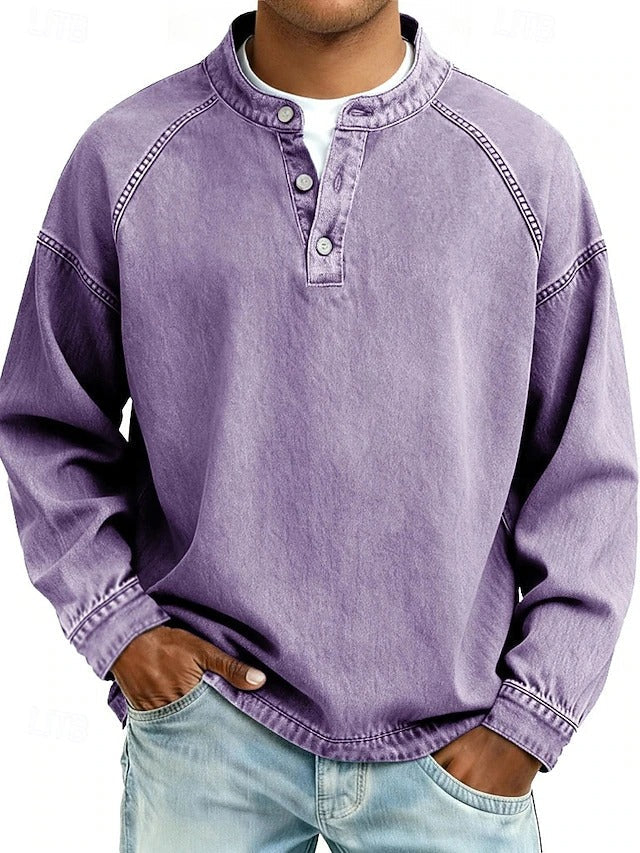 Hetty London Henley Shirt for Men