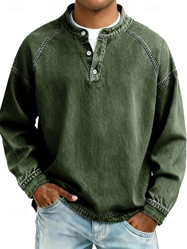 Hetty London Henley Shirt for Men