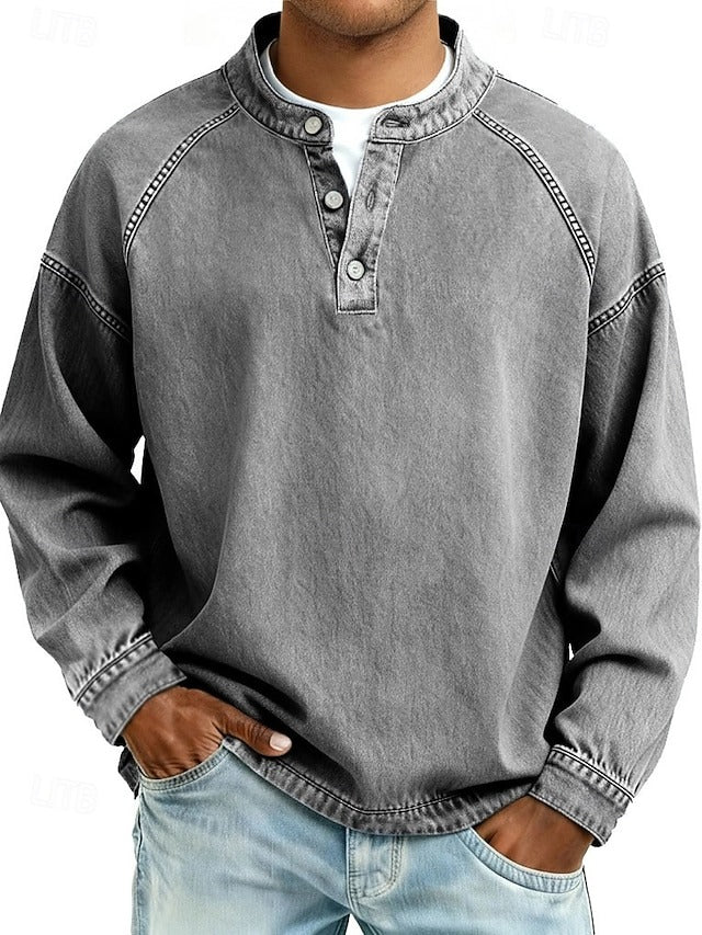 Hetty London Henley Shirt for Men