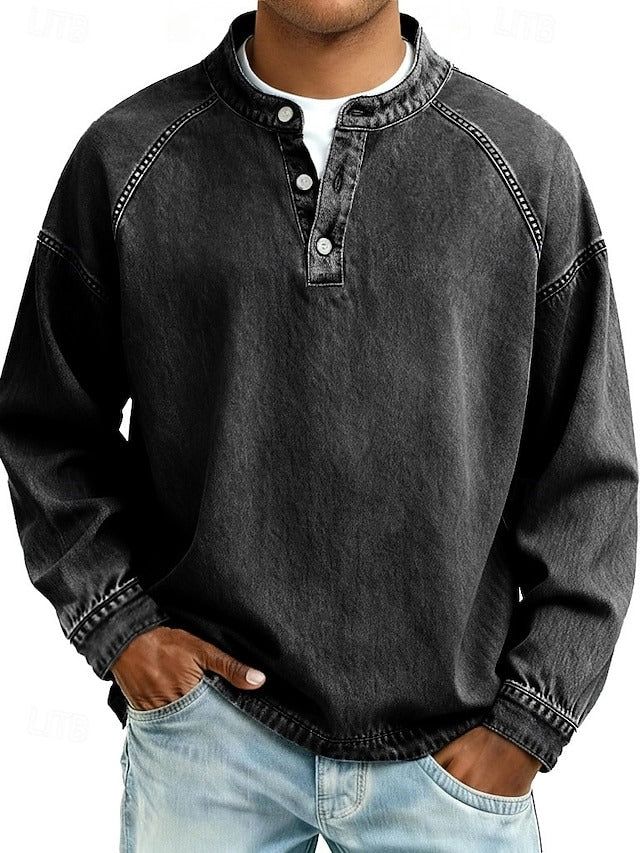 Hetty London Henley Shirt for Men