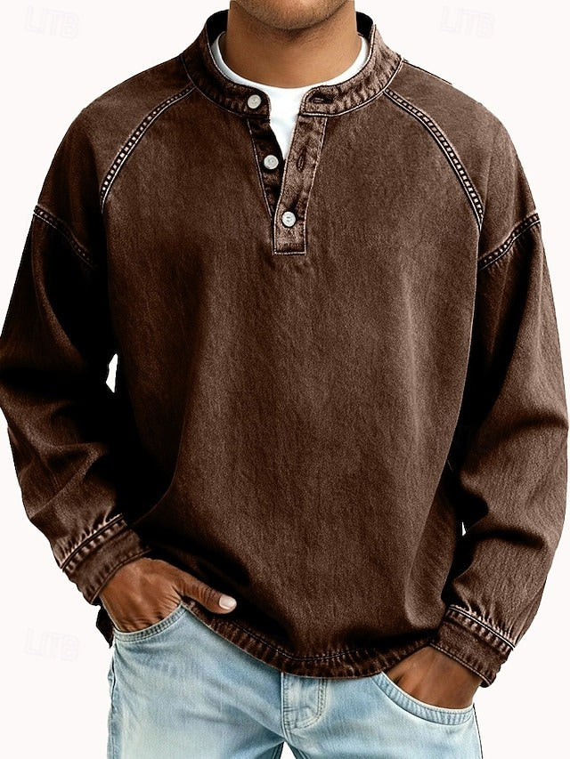Hetty London Henley Shirt for Men