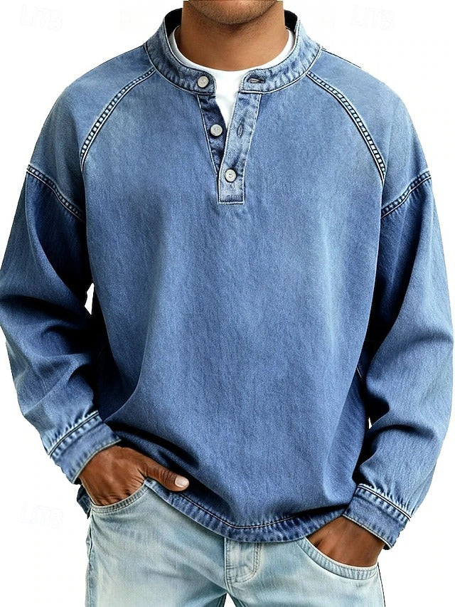 Hetty London Henley Shirt for Men