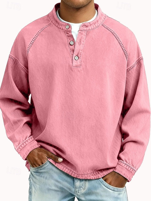 Hetty London Henley Shirt for Men