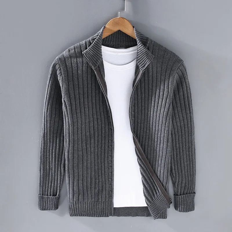 Vaughan - Merino Zip Cardigan