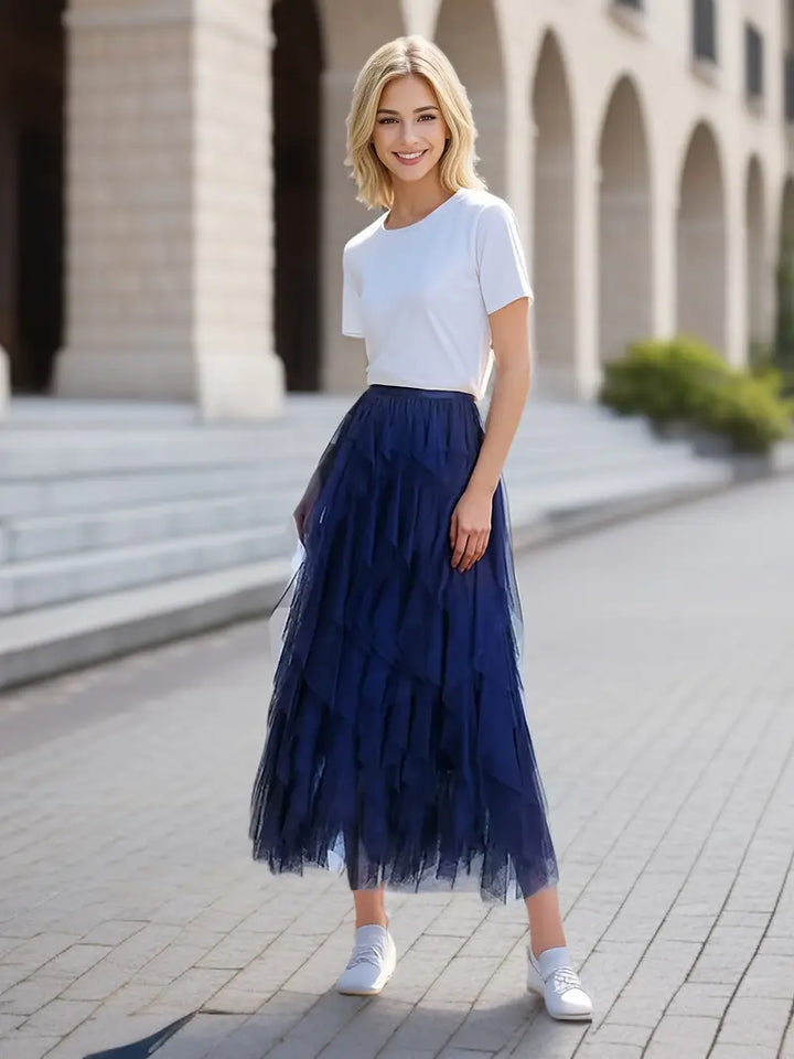 Cecil™ | Stylish Mesh Layered Tutu Skirt