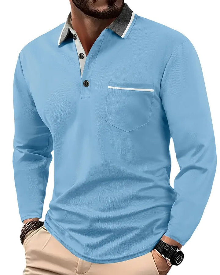 Hetty London Classic Long Sleeve Polo Shirt
