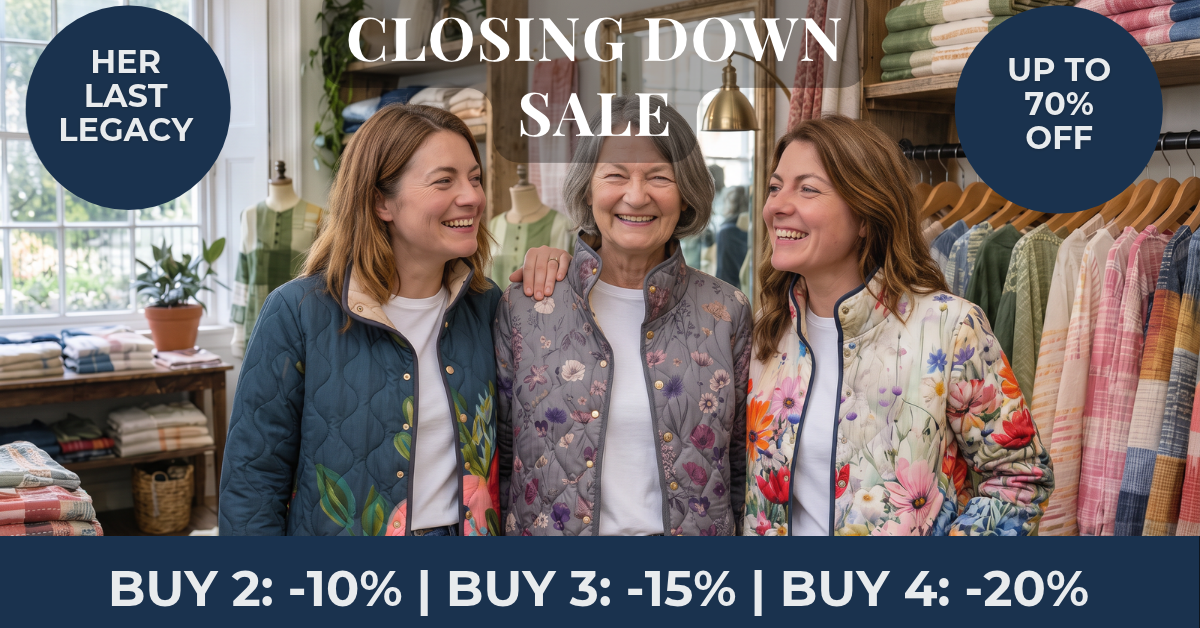 Hetty London — quilted jackets — Closing Down Sale