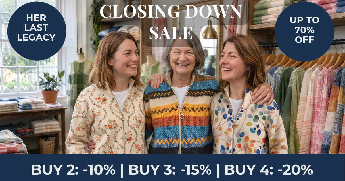 Hetty London — Zip-Up Cardigans — Closing Down Sale