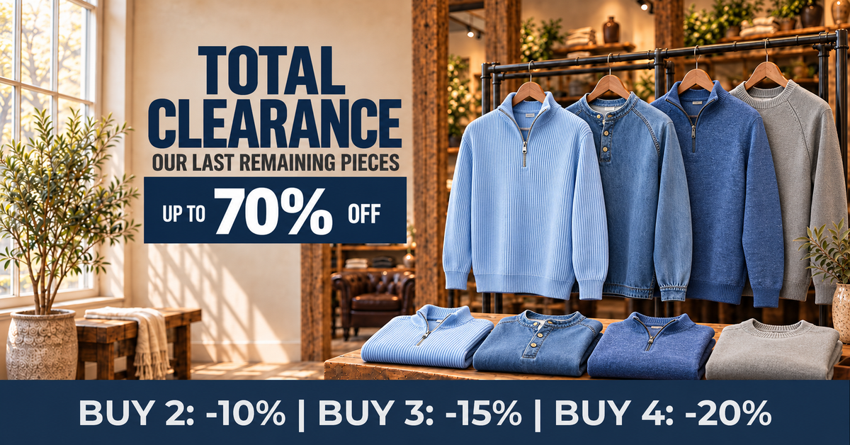 Hetty London men's sweaters — total clearance