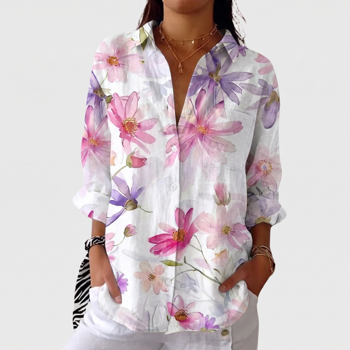 Shielo | Blouse with Abstract Pattern