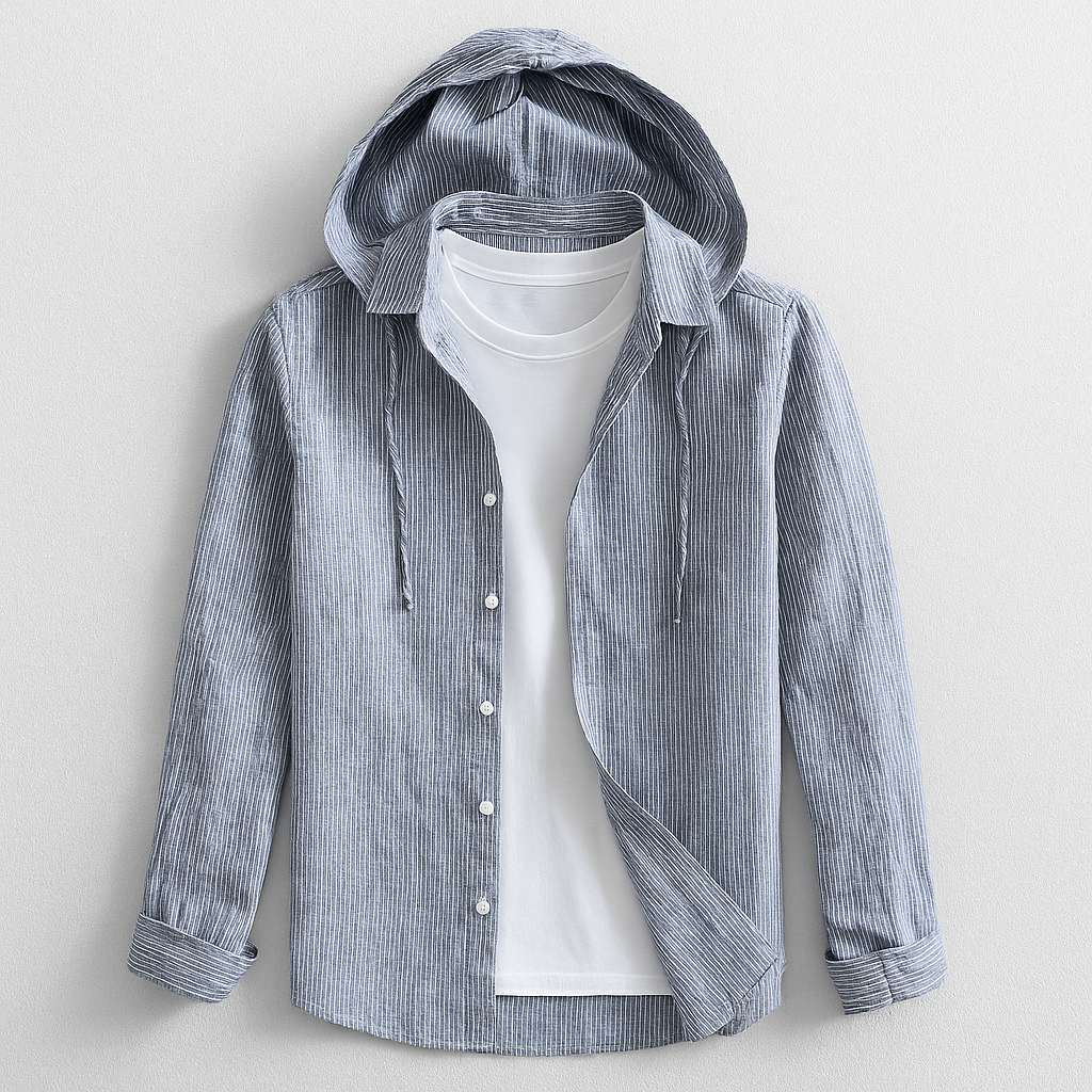 Hetty London Luxury Hooded Shirt