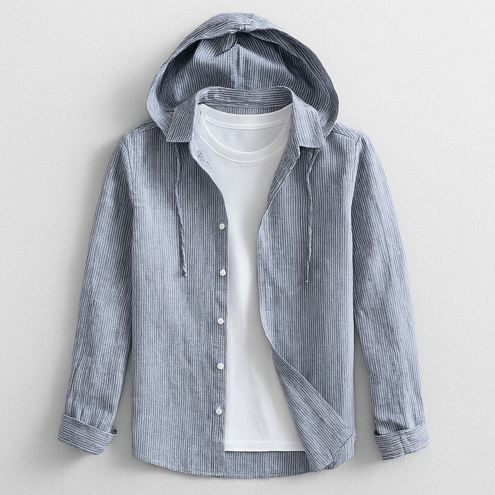 Hetty London Luxury Hooded Shirt
