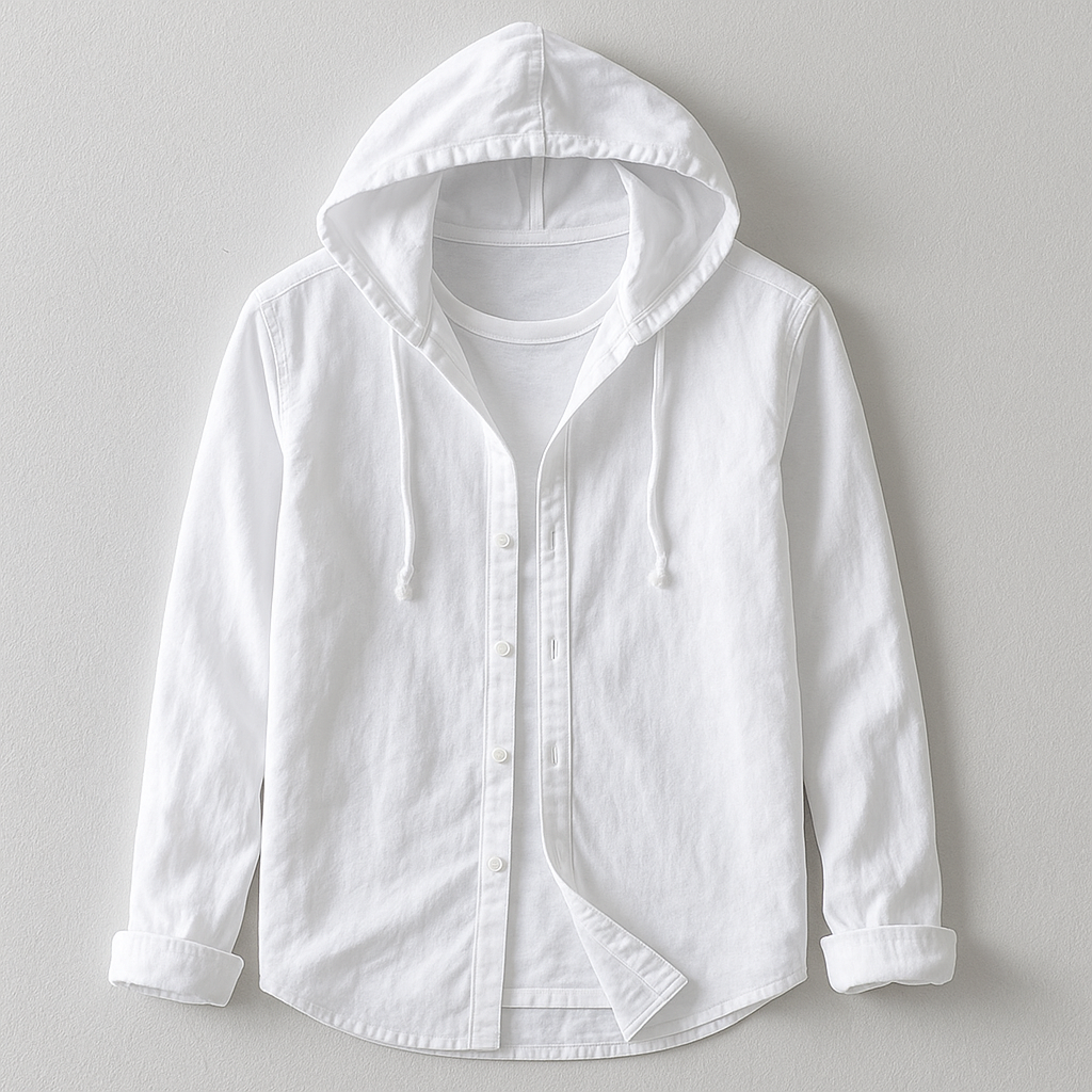 Hetty London Luxury Hooded Shirt