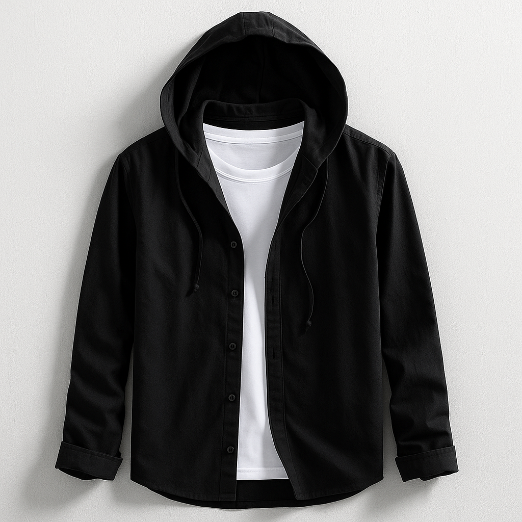 Hetty London Luxury Hooded Shirt
