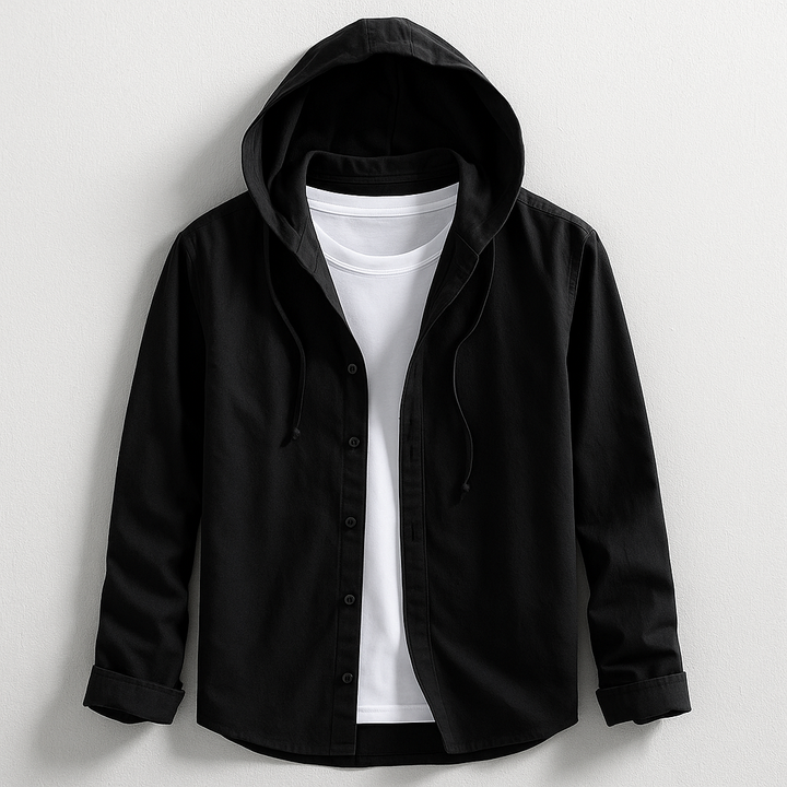 Hetty London Luxury Hooded Shirt