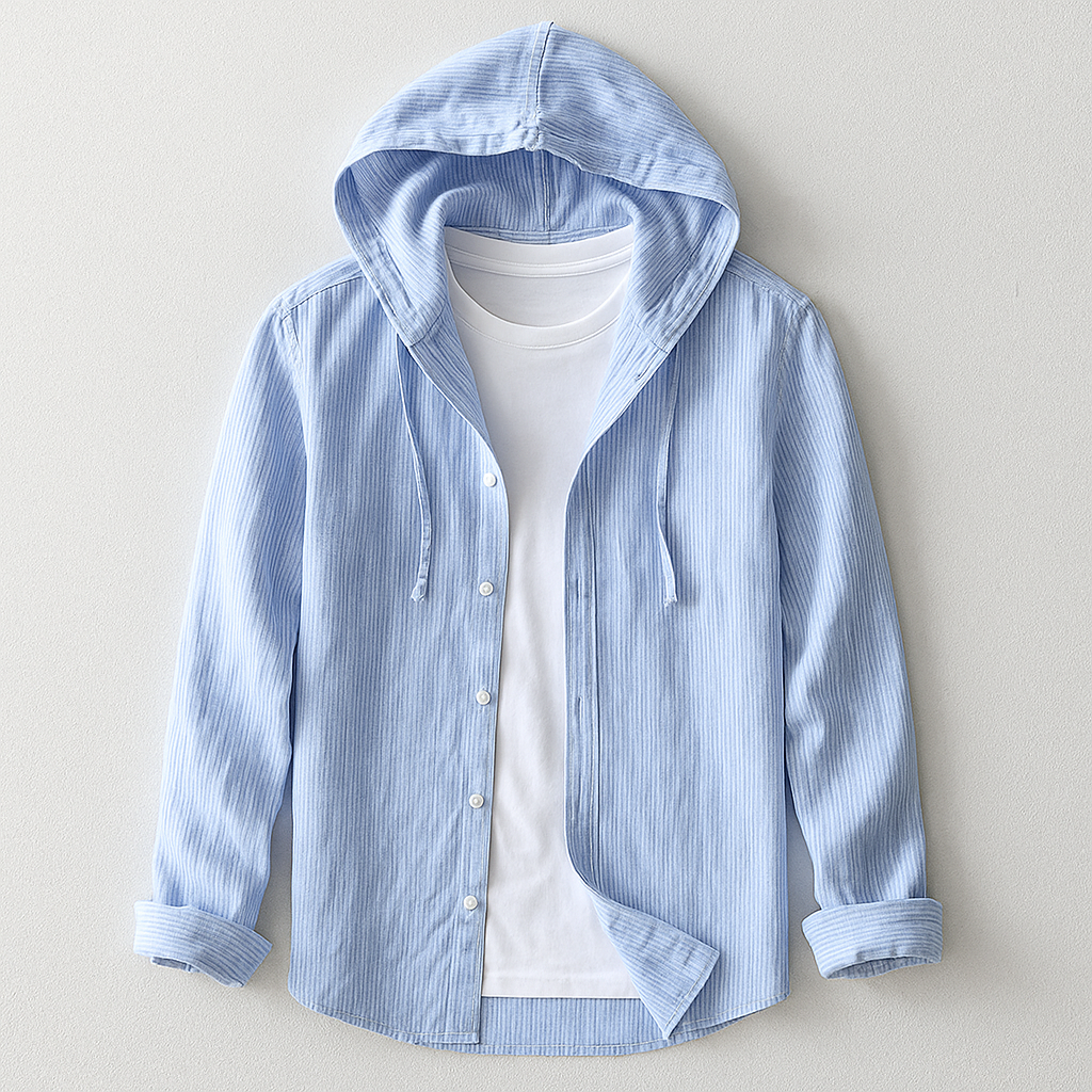 Hetty London Luxury Hooded Shirt